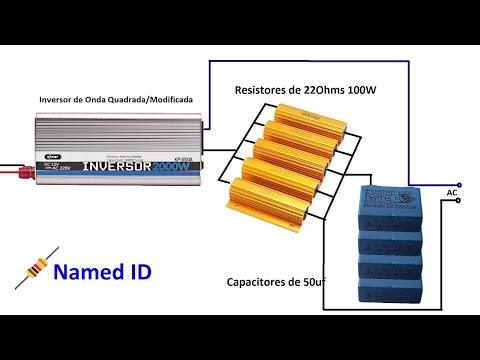 Transforme Inversor de Onda Quadrada Modificada em Onda Senoidal Pura