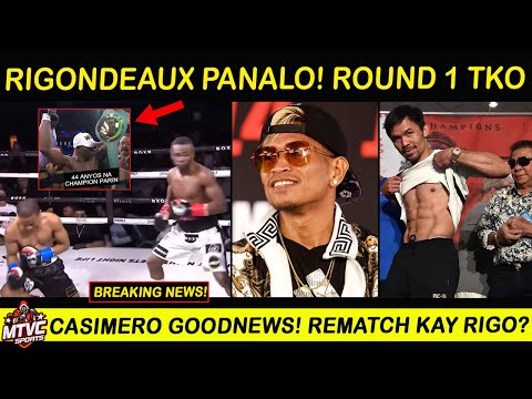 BREAKING: Rigondeaux Panalo K.O! 44 anyos Champion Parin Rematch kay Casimero!