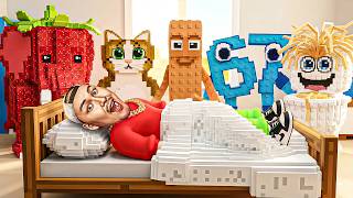 😱Біз Ұйықтап Жатқанда Брейнроттар Не істейді? Укради Брейнрот Роблокс