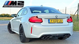 our NEW BMW M2 F87 Competition *MANUAL* // REVIEW on AUTOBAHN with VMAX DELETE