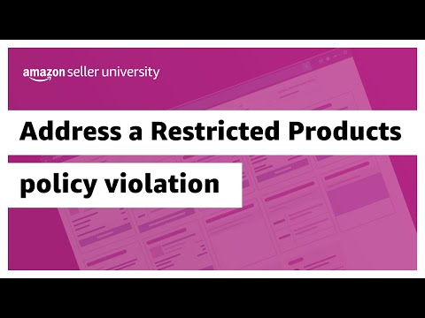 Address a Restricted Products policy violation