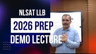 NLSAT LLB 2026 Lecture 1 | Part A Passage Solved | Offline + Online Batch Preparation Begins