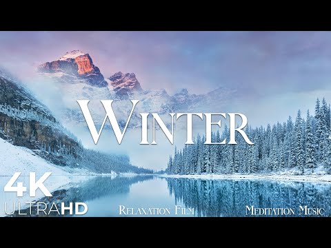 Winter Melodies - Breathtaking Nature bath with Meditation, Relaxing Music - 4k Video HD Ultra