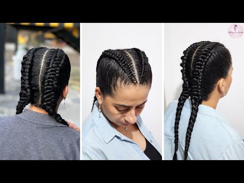 Boxer Braids 🥊 Trenzas Boxeadoras con Nudos #braids #hairstyle