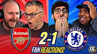 Arsenal & Chelsea's RIVALS reactions to Arsenal 2-1 Chelsea | Premier League Rivals Reactions