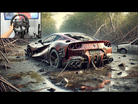 Rebuilding Ferrari 812 Superfast | Forza Horizon 5 | Moza Steering Wheel