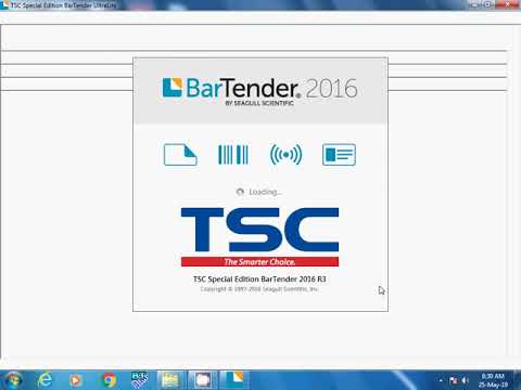 Tsc Barcode printer Installation |bartender software...