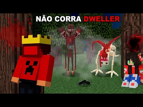 SOBREVIVEMOS AO DWELLER 3 CABEÇAS  e  AO LOMBRIGA de Madrugada no Minecraft