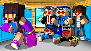 Okulun BÜTÜN SERSERİ ÇOCUKLARI Bana AŞIK OLDU - Minecraft