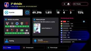 eFootball™ acesso a primeira divisão com minha segunda conta