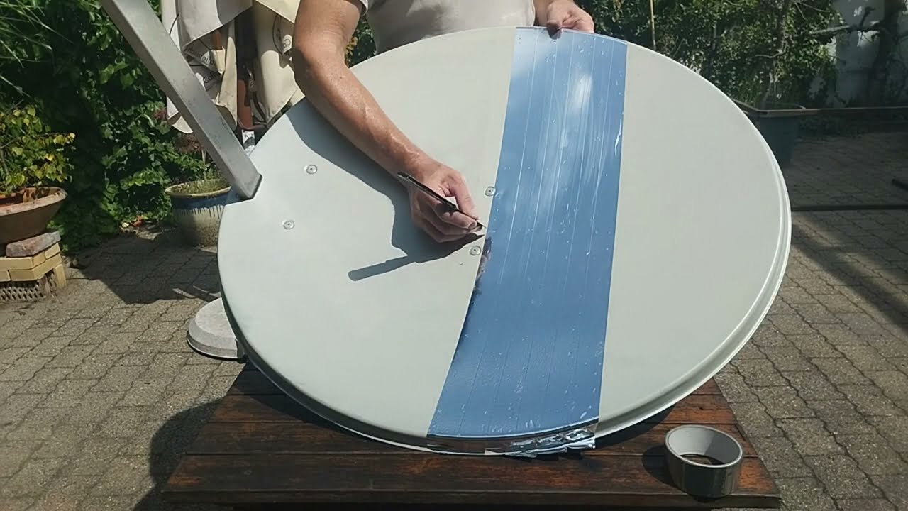 Converting Old Satellite Dish Into Solar Cooker DIY