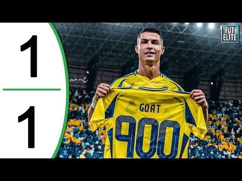 Cristiano Ronaldo celebrates 900 Goals - Al-Nassr vs Al-Ahli 1-1 Extended Highlights & Goals 2024