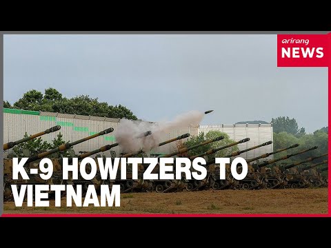 YouTube video thumbnail: South Korea to Export K-9 Howitzers to Vietnam