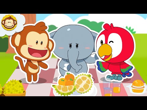 Good Friends (Let's Go Picnic) | Learning English with Baba Lili Tata #nurseryrhymes #cartoon