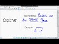 Geometry of Points and Planes