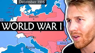 My Favorite WW1 Video... (World War I - Summary on a Map)