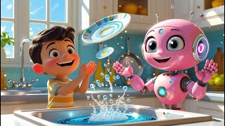 حواديت ماما نونا 👩‍👦✨ حدوتة ماما مش روبوت - حدوتة للأطفال عن حب الأم والتعاون