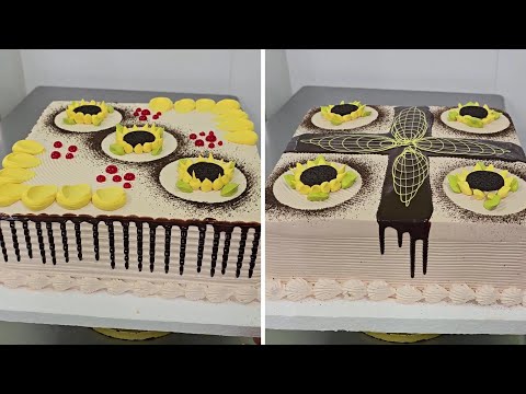 las tortas cuadradas mas facil de decorar | ideas nuevas de pasteles cuadrados