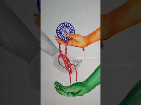 Happy independence day  #rifanaartandcraft #shorts #youtubeshorts #independenceday