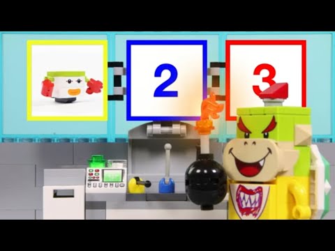 LEGO Experimental Bowser Jr. Macho Car STOP MOTION LEGO Mario Vehicles | Billy Bricks