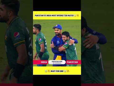 Pakistan vs India Most Intense T20 Match 🤯🔥