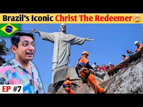 Christ The Redeemer, Rio De Janeiro, Brazil 🇧🇷🔥 (7 WONDER)