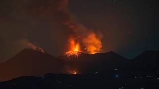 YouTube video thumbnail: Etna Erupts Again: Chaos at Catania Airport, Risk of Higher Air Fares