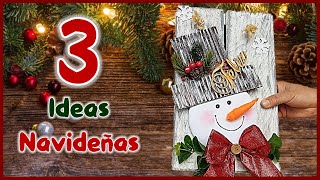 3 IDEAS PARA ADORNAR EL HOGAR EN ESTA NAVIDAD - Christmas crafts with recycling - Navidad