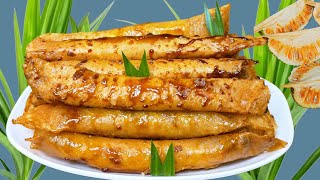 LUMPIA GULUNG CARAMEL, HANYA 3 BAHAN  : :  ENAK NYA KEBANGETAN