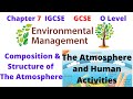 Atmospheric Gases and Their Roles