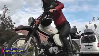 50 Driving Life 🛵 Motorbike and Girls: Bikes Kicking Hard Revving of All Time - Part 02