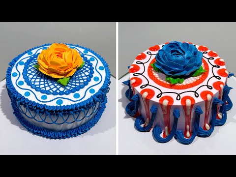 Most Beautiful Cake Decorating Ideas 😋 How To Make Cake For Family 😋 Easy Chocolate Recipes