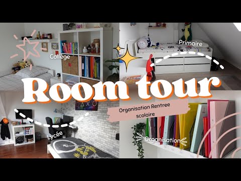 Room tour Rentrée Scolaire : Rangement et Organisation Collège / Lycée / Primaire