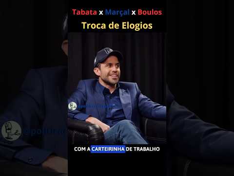 TABATA X MARÇAL X BOULOS - TROCA DE ELOGIOS #shorts #pablomarçal #tabataamaral #prefeiturasp #boulos