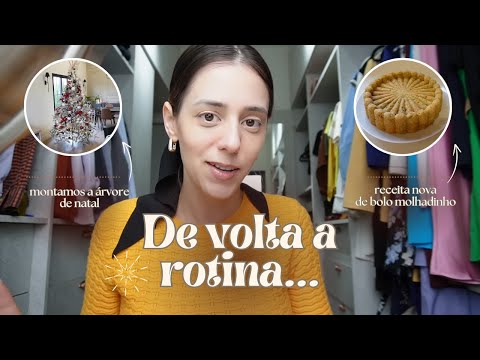 O PIOR JÁ PASSOU, ainda bem que eu não desisti 🙌🏻 | Montando a árvore de natal + receita nova 😍