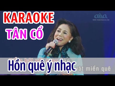 Tân Cổ Hồn Quê Ý Nhạc Karaoke Tone Nữ – Thanh Tuyền, Phượng Liên | Asia Karaoke Beat Chuẩn