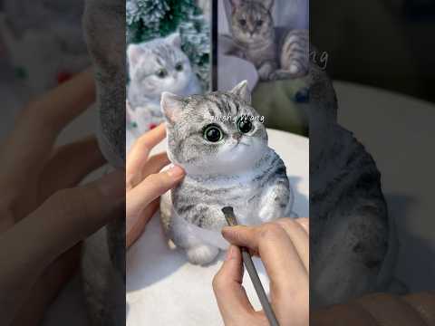 Tell me which one you like and Bambi will paint for you 🐈💕 #cute #squishy #diycrafts #diy