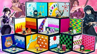 【鬼滅の刃】無限城に入る前に、柱とカマボコ隊のミニチュアハウスを作りましょう🍀時透 無一郎、竈門 炭治郎、我妻 善逸 ⭐️Demon Slayer Miniature House 🌸