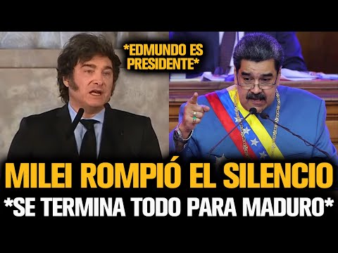 MILEI ROMPIÓ EL SILENCIO Y DESTROZÓ A MADURO ANTES DE LA ASUNCIÓN PRESIDENCIAL