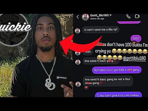 FAN CLAIMS KayFlock's BROTHER GottiBlu BEGGED HIM FOR $100 IN HIS DM'S!(Quickie#501)