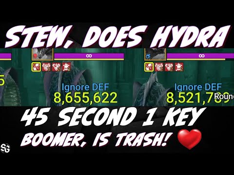 Hydra 45sec 1 key challenge | Hard hydra boss | Stew's News RAID SHADOW LEGENDS