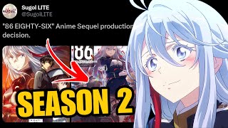 86 EIGHTY-SIX Anime Reportedly Getting a Season 2!