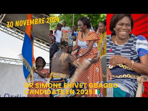 Venez oooh , c’est officiel Dr Simone Ehivet Gbagbo , candidate aux présidentielles de 2025