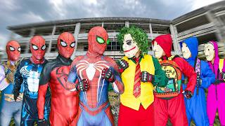 Lớp Học Của Siêu Nhân Nhện: Lính Đỏ Chạy Trốn Khỏi SMILING WOMAN  || Tổng Hợp Video Hành Động