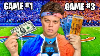 Surviving 3 NFL Games in 72 Hours with Only $100