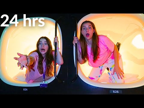 SNEAKING OUT 14 YEAR OLD SISTER IN JAPAN TO STAY IN SLEEP CAPSULES w/Norris Nuts