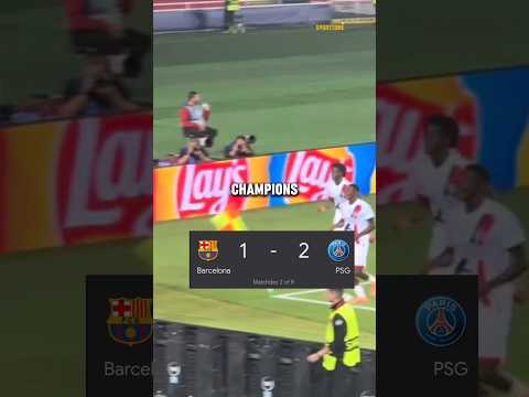 PSG HUMBLE Barcelona at Their Own Ground 🤯 #football #soccer #shorts #j