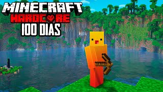 SOBREVIVÍ 100 Días en un LAGO en Minecraft HARDCORE...