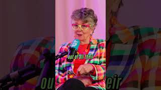 Prue Leith truly is THAT GIRL 💅 #fashionweek #shorts #britishactress #bakeoff