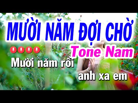 Mười Năm Đợi Chờ Karaoke Tone Nữ ( Mi Thứ ) Nhạc Sống Cha Cha Tuyết Nhi